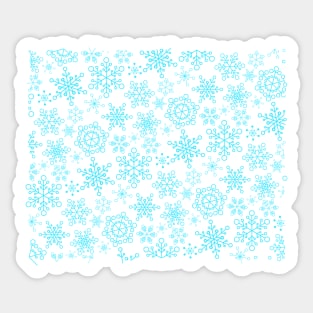 fa la la la llama christmas lights snowflakes Sticker